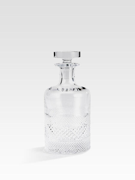  Soho Home Huxley Cut Crystal Decanter, Small 