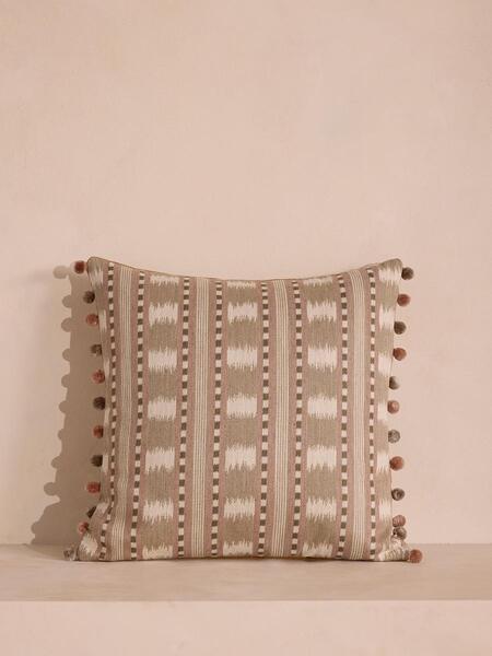  Soho Home Lando Square Cushion, Blush 
