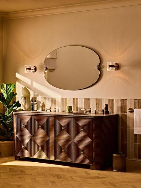  Soho Home Lucetta Wall Mirror, Wide 