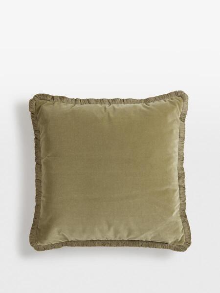  Soho Home Margeaux Large Square Cushion, Lichen 