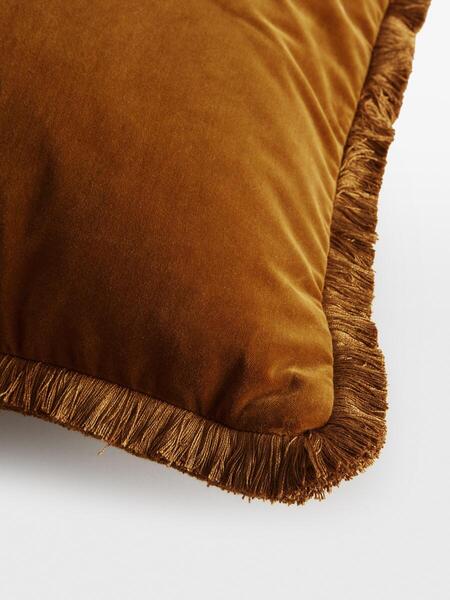  Soho Home Margeaux Large Square Cushion, Mustard 
