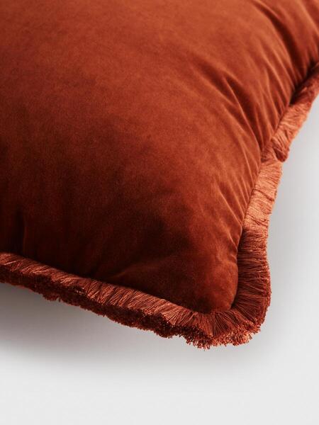  Soho Home Margeaux Large Square Cushion, Rust 