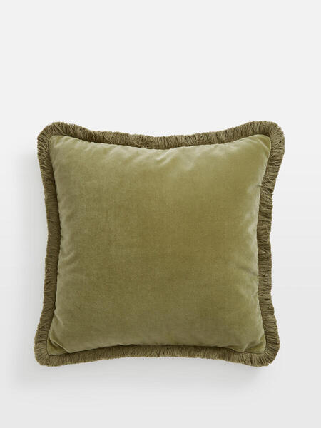  Soho Home Margeaux Square Cushion, Lichen 