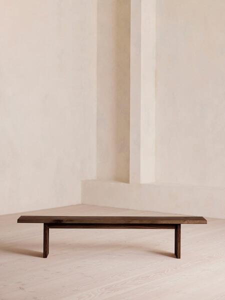  Soho Home Matis Bench, Blackened Oak, 240cm 