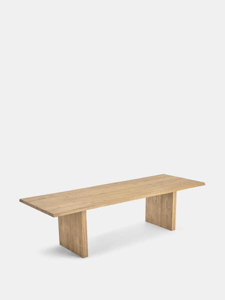 Soho Home Matis Dining Table, Grey Oak, 280cm 