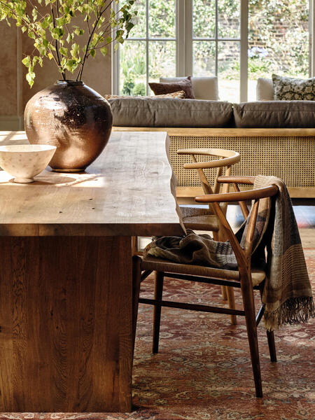  Soho Home Matis Dining Table, Natural Oak 220cm 