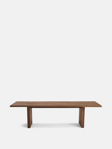 Soho Home Matis Dining Table, Walnut, 220cm 