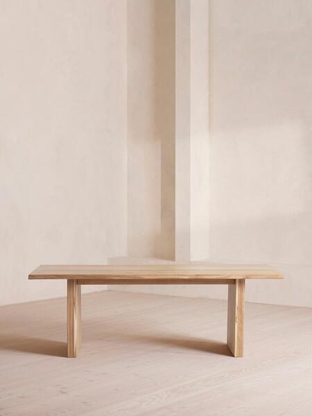  Soho Home Matis Dining Table, White Oak 280cm 