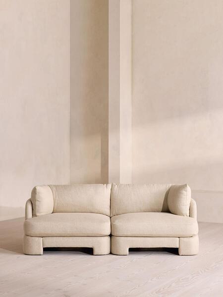  Soho Home Odell Modular Sofa, Three Seater, Textured Linen 