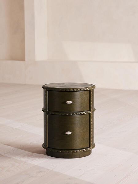  Soho Home Pietro Bedside Table, Brazilian Quartzite 
