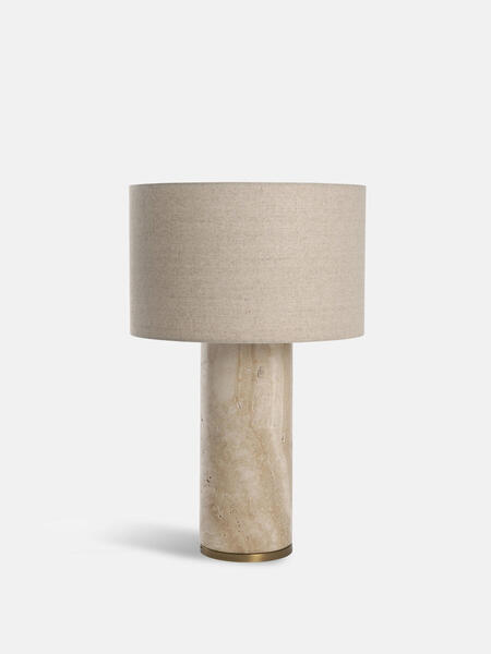  Soho Home Remi Stone Table Lamp, Large 