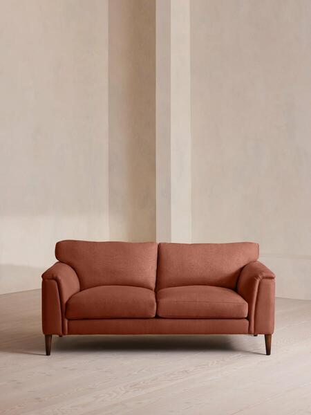  Soho Home Reya Two Seater Sofa, Linen, Sienna 