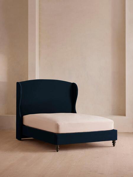  Soho Home Rivas Bed, Emperor, Velvet, Royal Blue 