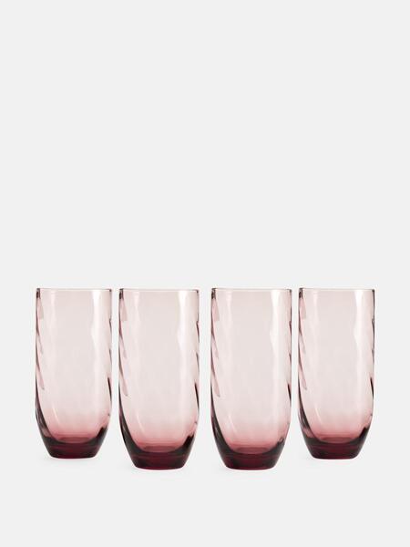  Soho Home Rosendale Highball, Amethyst, Set Of Four 