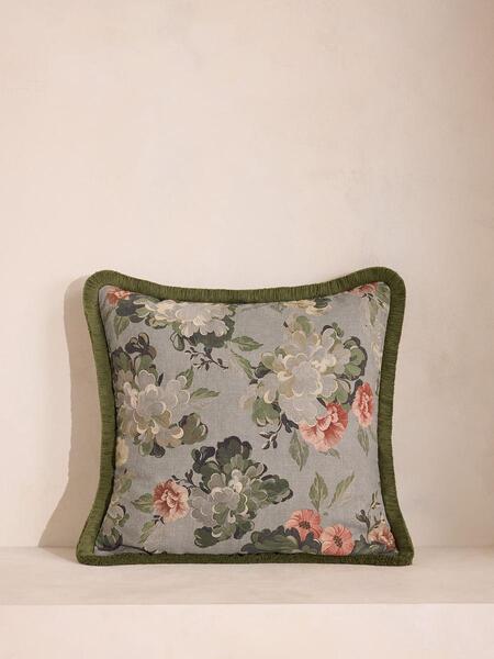  Soho Home Skylar Square Cushion, Blue 