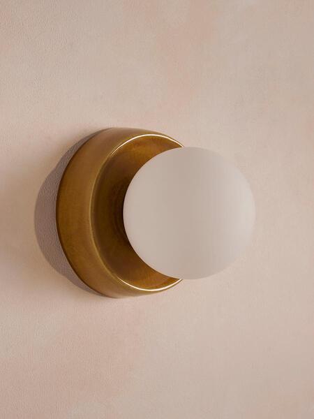  Soho Home Sophia Wall Light, Mustard 