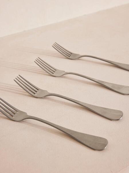  Soho Home Stonewashed Dinner Fork, Set Of Four 