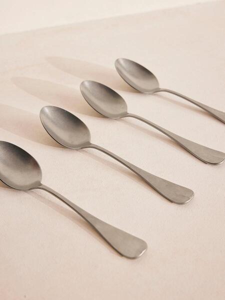 Soho Home Stonewashed Dinner Spoon, Set Of Four 