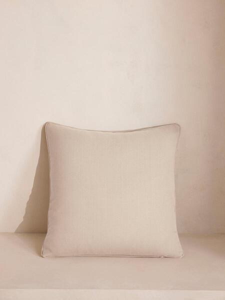  Soho Home Vinnie Square Cushion, Bisque 