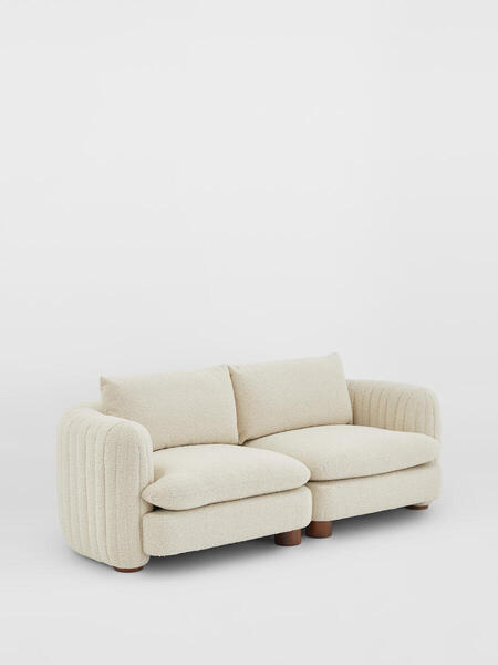  Soho Home Vivienne Modular Sofa, Three Seater, Boucle, Natural 