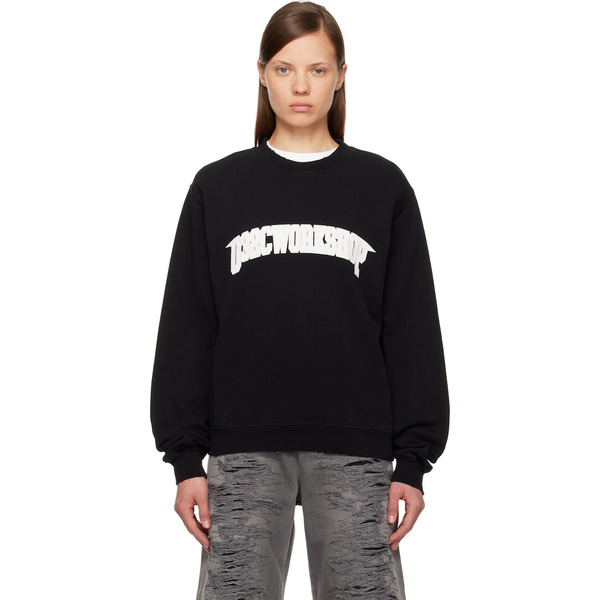  032c Black One Dollar Bill Sweater 