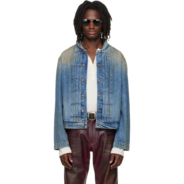  424 Blue Collection Trucker Denim Jacket 