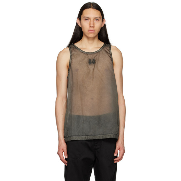  44 Label Group Gray Fango Sin Tank Top 