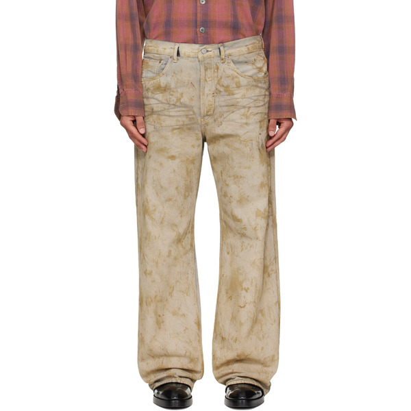  Acne Studios Beige Regular Fit 2021m Jeans 