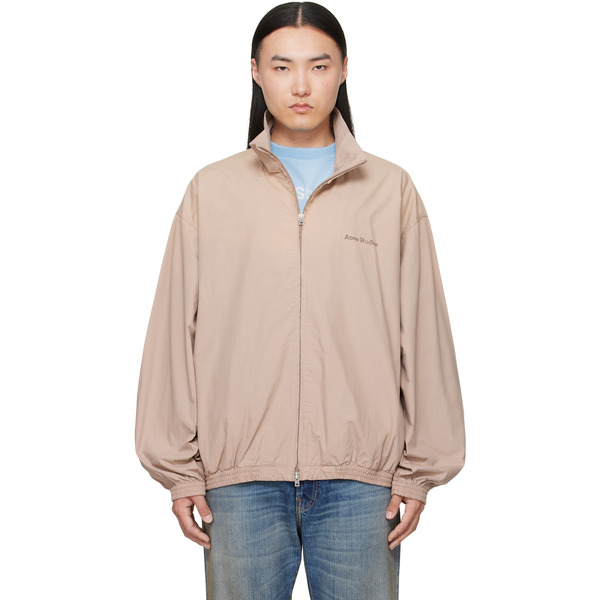  Acne Studios Beige Washed Logo Jacket 