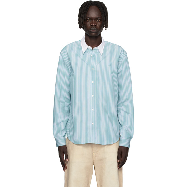  Acne Studios Blue Button-up Shirt 