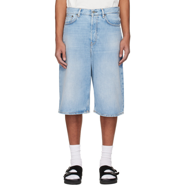 Acne Studios Blue Loose Fit Denim Shorts 