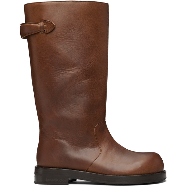  Acne Studios Brown Leather Boots 