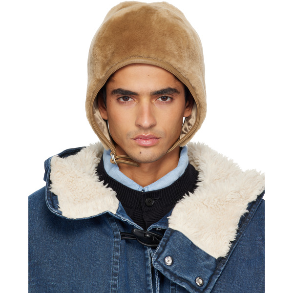  Acne Studios Brown Shearling Hat 