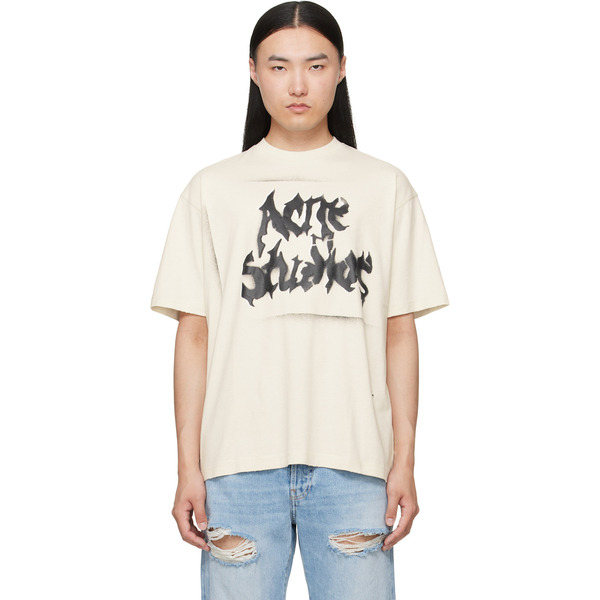 Acne Studios Off-white Gothic Logo T-shirt 