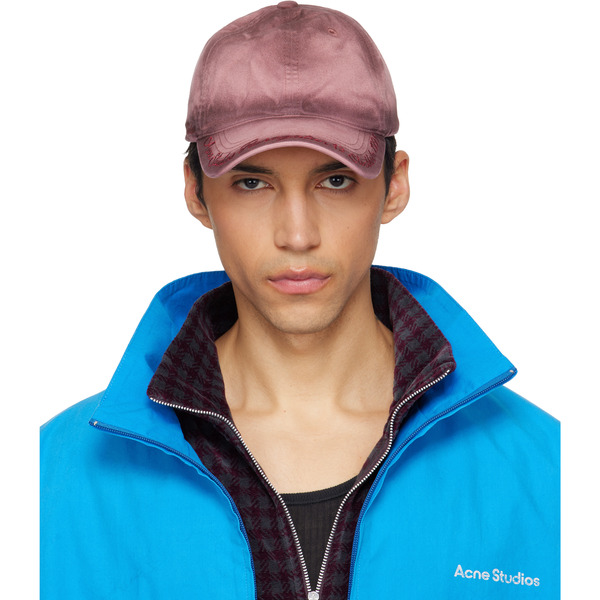  Acne Studios Pink Logo Cap 