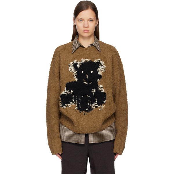  Acne Studios Tan Crewneck Sweater 