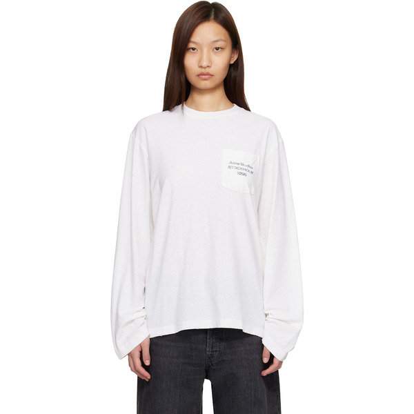  Acne Studios White Logo T-shirt 