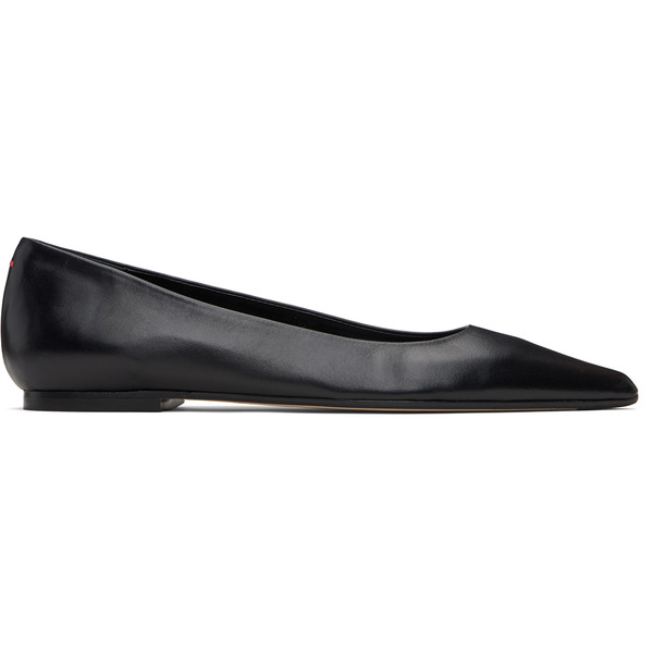 Aeyde Black Cassy Pointed-toe Ballerina Flats 