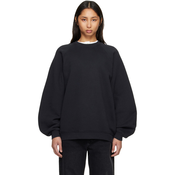  Agolde Black Valma Sweatshirt 
