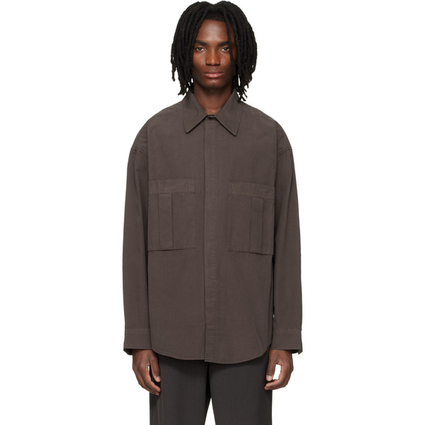  Agolde Brown Clark Shirt 