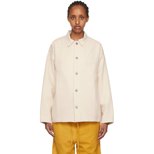  Airei Off-white Raw Edge Jacket 