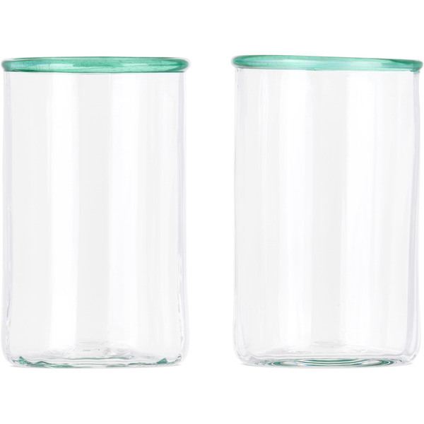  Akua Objects Green Small Peter Glass Set 