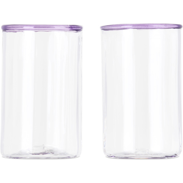  Akua Objects Purple Small Peter Glass Set 