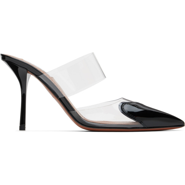  Alaïa Black Le Coeur Mules 