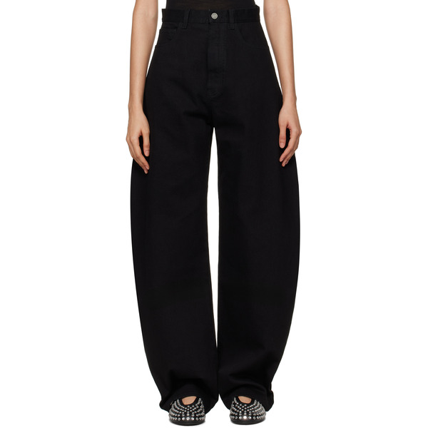  Alaïa Black Round Jeans 