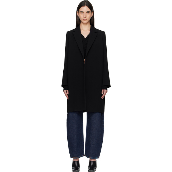  Alaïa Black Virgin Wool Coat 
