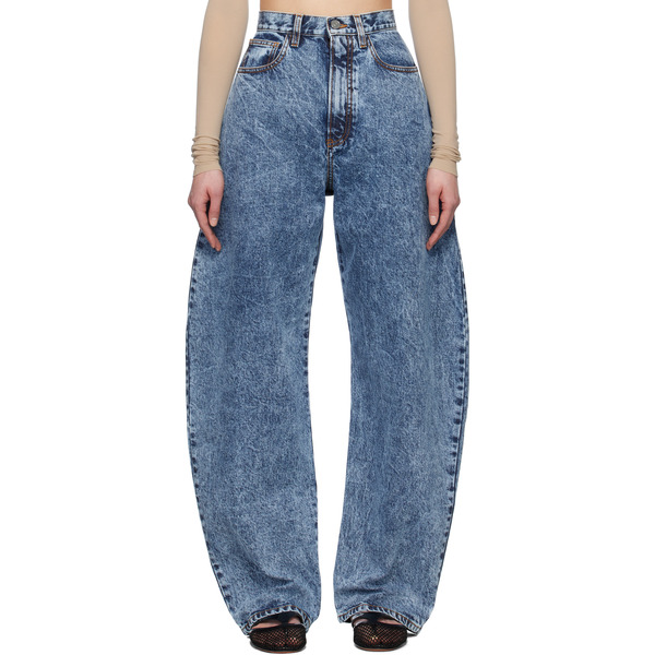  Alaïa Blue Round Jeans 