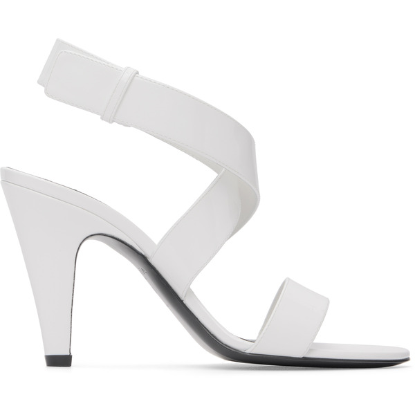  Alaïa White Cone Heeled Sandals 