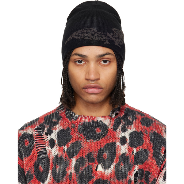  Alexander Digenova Black Logo Beanie 
