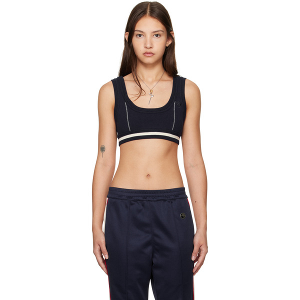  Ambush Navy Contrast Stitch Bra Top 
